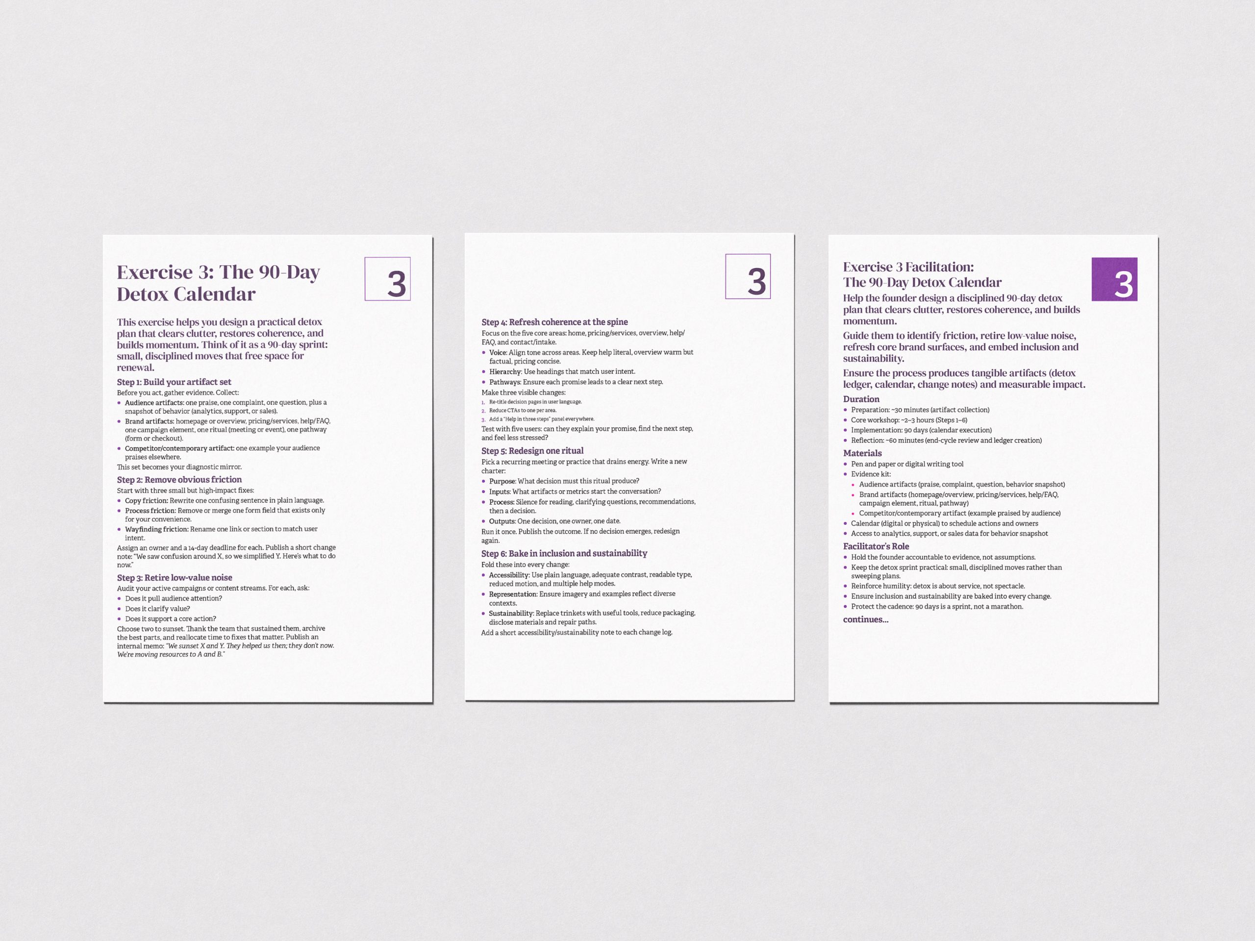 B103-WSheet_Mockup_3 Brand Relationship Therapy Worksheet Spread