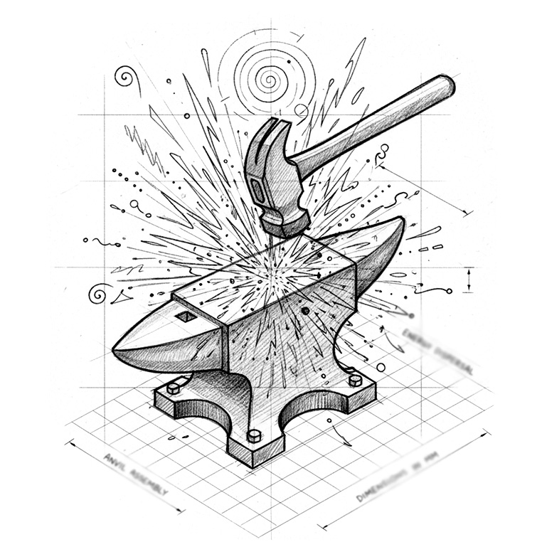 Isomentic Anvil
